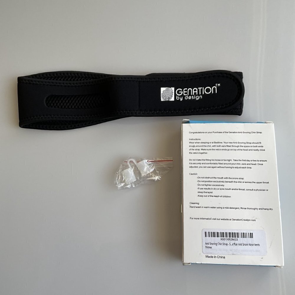 ANTI SNORING CHIN STRAP ADJUSTABLE - Picture 6 of 7